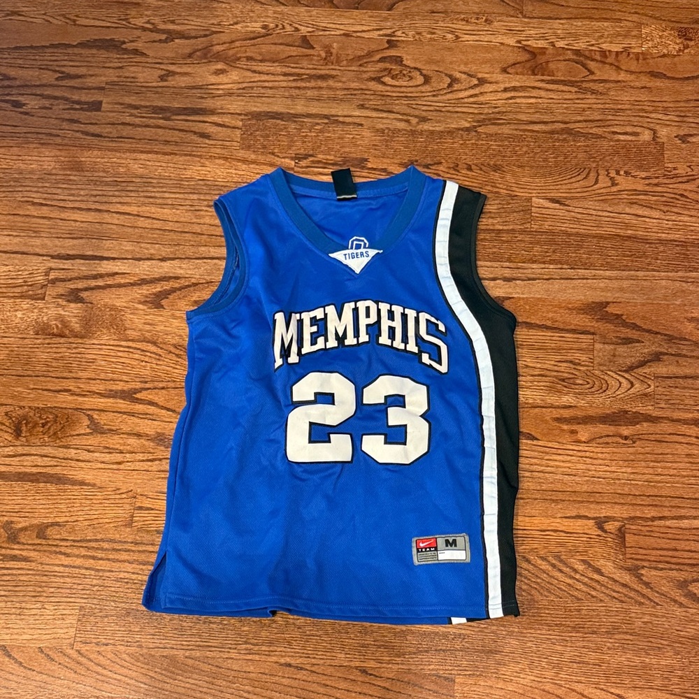 Blue Memphis Derrick Rose Basketball Jersey